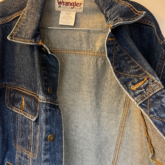 Men’s original Wrangler denim jacket - Picture 3 of 4